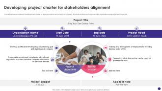 Implementing Byod Policy To Enhance Developing Project Charter For Stakeholders Alignment