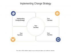 Implementing change strategy ppt powerpoint presentation outline vector cpb