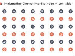 Implementing Channel Incentive Program Icons Slide Ppt Powerpoint Presentation Outline