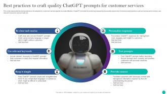 Implementing ChatGPT In Customer Support Best Practices To Craft Quality ChatGPT Prompts ChatGPT SS V