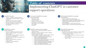 Implementing ChatGPT In Customer Support Operations ChatGPT CD V Professionally Professional