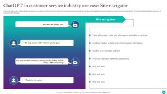 Implementing ChatGPT In Customer Support Operations ChatGPT CD V Downloadable Colorful