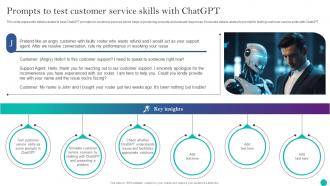 Implementing ChatGPT In Customer Support Prompts To Test Customer Service Skills With ChatGPT SS V