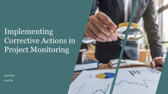 Implementing Corrective Actions In Project Monitoring PPT PowerPoint AT