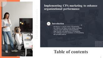 Implementing CPA Marketing To Enhance Organizational Performance Powerpoint Presentation Slides MKT CD V Professionally Unique