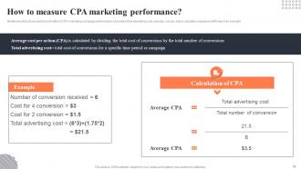 Implementing CPA Marketing To Enhance Organizational Performance Powerpoint Presentation Slides MKT CD V Images Content Ready