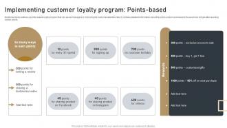 Implementing Customer Loyalty Program Points Effective Churn Management Strategies For B2B