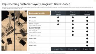 Implementing Customer Loyalty Program Tiered Effective Churn Management Strategies For B2B