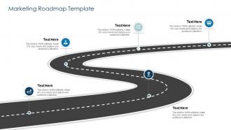 Implementing customer strategy for your organization marketing roadmap template