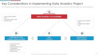 Implementing Data Analytics Transformation Toolkit