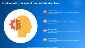 Implementing Design Of Human Thinking Icon