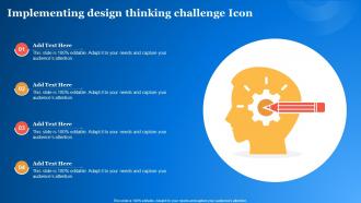 Implementing Design Thinking Challenge Icon