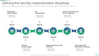 Implementing DevOps Framework Defining The DevOps Implementation Roadmap