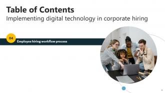 Implementing Digital Technology In Corporate Hiring Powerpoint Presentation Slides Best Visual