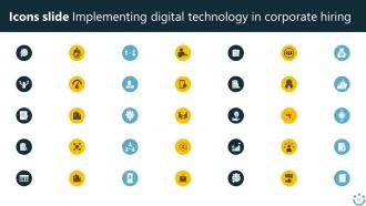 Implementing Digital Technology In Corporate Hiring Powerpoint Presentation Slides Multipurpose Visual