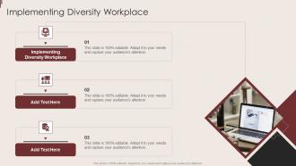Implementing Diversity Workplace In Powerpoint And Google Slides Cpb