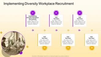 Implementing Diversity Workplace Recruitment In Powerpoint And Google Slides Cpb