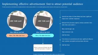 Implementing Effective Advertisement Font To Neuromarketing Techniques Used To Study MKT SS V