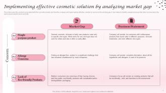 Implementing Effective Cosmetic Cosmetic Industry Business Plan BP SS