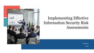 Implementing Effective Information Security Risk Assessments PPT PowerPoint AT