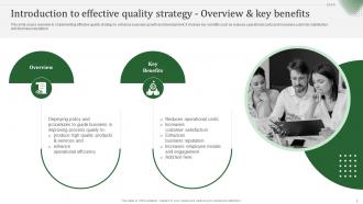 Implementing Effective Quality Improvement Strategies to Improve Customer Satisfaction deck Strategy CD Multipurpose Visual