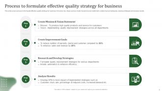 Implementing Effective Quality Improvement Strategies to Improve Customer Satisfaction deck Strategy CD Captivating Visual