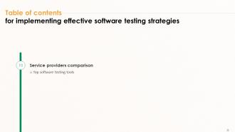 Implementing Effective Software Testing Strategies Powerpoint Presentation Slides Downloadable Image