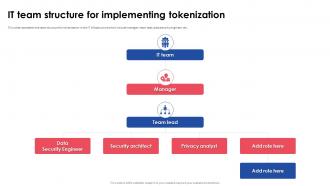 Implementing Effective Tokenization IT Team Structure For Implementing Tokenization