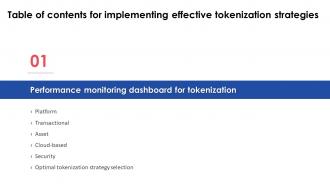 Implementing Effective Tokenization Strategies For Table Of Contents