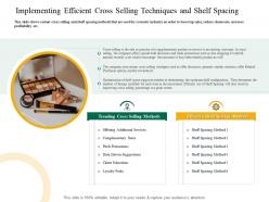 Implementing efficient cross selling techniques application latest trends enhance profit margins