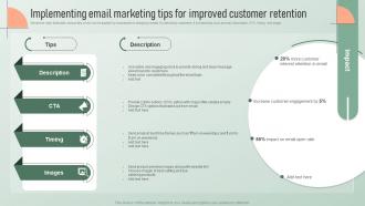 Implementing Email Marketing Tips For Strategic Email Marketing Plan For Customers Engagement