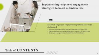 Implementing Employee Engagement Strategies To Boost Retention Rate Powerpoint Presentation Slides Slides Multipurpose