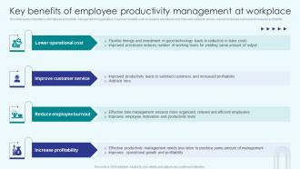 Implementing Employee Productivity Key Benefits Of Employee Productivity Management At Workplace