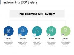 Implementing erp system ppt powerpoint presentation model slide download cpb