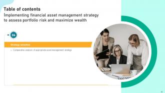 Implementing Financial Asset Management Strategy To Assess Portfolio Risk And Maximize Wealth Complete Deck Image Template