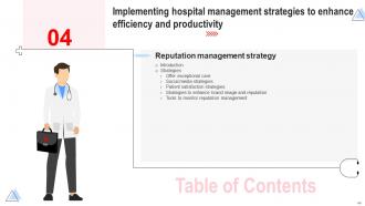 Implementing Hospital Management Strategies To Enhance Efficiency And Productivity Complete Deck Strategy CD Compatible Impressive