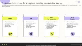 Implementing Integrated Marketing Communication Strategy To Improve Brand Awarenes Deck MKT CD Adaptable Multipurpose