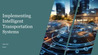 Implementing Intelligent Transportation Systems PPT Slides AT