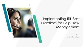 Implementing ITIL Best Practices For Help Desk Management PPT Slides AT