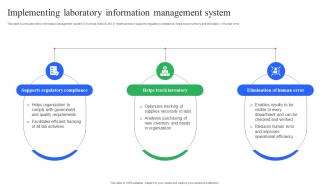 Implementing Laboratory Information Management System Enhancing Medical Facilities