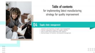 Implementing Latest Manufacturing Strategy For Quality Improvement Strategy CD Downloadable Best