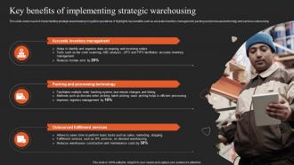 Implementing Logistics Strategy Key Benefits Of Implementing Strategic Warehousing