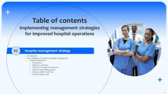 Implementing Management Strategies For Improved Hospital Operations Complete Deck Strategy CD V Captivating Researched