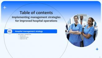 Implementing Management Strategies For Improved Hospital Operations Complete Deck Strategy CD V Ideas Designed