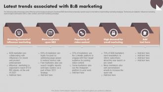Implementing Marketing Strategies Latest Trends Associated With B2B Marketing MKT SS V