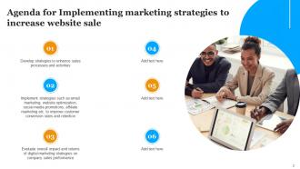Implementing Marketing Strategies To Increase Website Sales Powerpoint Presentation Slides Analytical Appealing