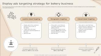 Implementing New And Advanced Advertising Plan For Bakery Business MKT CD Analytical Pre-designed