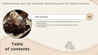 Implementing New And Advanced Advertising Plan For Bakery Business MKT CD Best