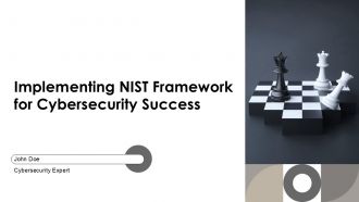 Implementing NIST Framework For Cybersecurity Success PPT Template AT