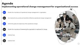Implementing Operational Change Management For Organizational Success CM CD Impressive Visual